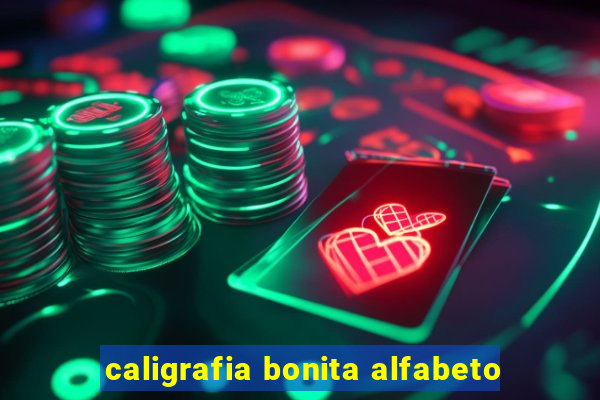 caligrafia bonita alfabeto